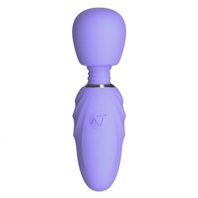 Nomi Tang - Compacte Pocket Wand Massager met 2 Opzetstukken Paars Nomi Tang - Compacte Pocket Wand Massager met 2 Opzetstukken Paars
