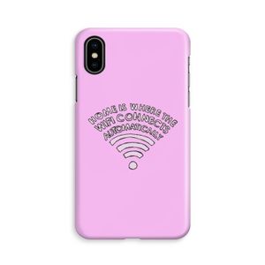 Home Is Where The Wifi Is: iPhone X Volledig Geprint Hoesje