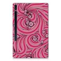 Samsung Galaxy Tab S7 Plus | S8 Plus Tablethoes Swirl Pink