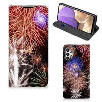 Samsung Galaxy A32 5G Hippe Standcase Vuurwerk