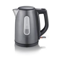 Severin WK 9540 waterkoker 1 l Zwart, Grijs, Metallic 2200 W