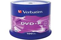 Verbatim 43551 DVD+R blanco 4,7GB 100 stuks spindel, 100 stuks