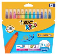 Viltstift Bic 219 kid couleur 1131 assorti breed etui ÃƒÆ' 12st - thumbnail