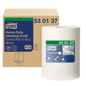 Reiningsdoek Tork Heavy-duty combi rol W1/2/3 nonwoven 280 vel wit 530137