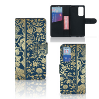 Huawei P40 Hoesje Beige Flowers - thumbnail