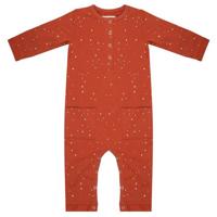 Little Indians Jumpsuit Dots Junior Katoen Roestbruin Mt 56