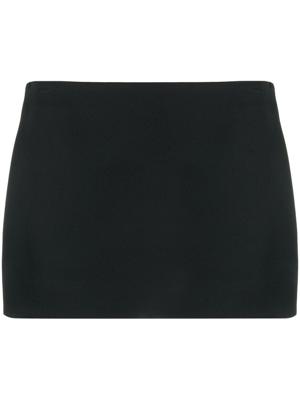 KHAITE Jett mini-rok - Zwart