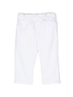 Emporio Armani Kids pantalon à plaque logo - Blanc - thumbnail