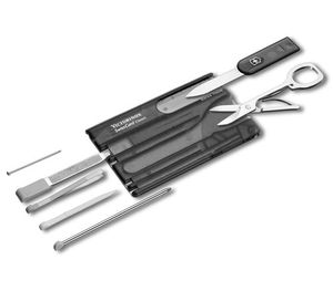 Victorinox SwissCard 0.7133.T3 Zakgereedschapsset Aantal functies 10 Grijs