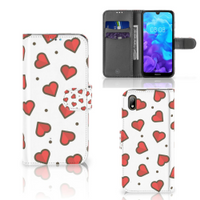 Huawei Y5 (2019) Telefoon Hoesje Hearts