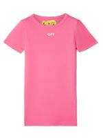 Off-White Kids robe nervurée Off Stamp - Rose - thumbnail