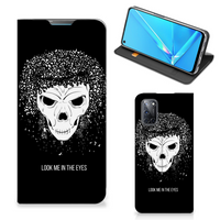 Mobiel BookCase OPPO A52 | A72 Skull Hair - thumbnail