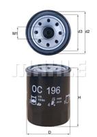 Oliefilter MAHLE, Diameter (mm)65mm, u.a. für Mitsubishi, Opel, Mazda, Ford Usa, Isuzu, Proton, Citroën, Volvo, Infiniti, Nissan, Tata, Honda, Peugeot