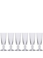 Ichendorf Milano lot de 6 flûtes à champagne Parigi en verres - Blanc