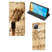 OPPO A15 Stand Case Bladmuziek - thumbnail