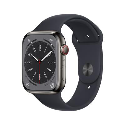Apple Watch S8 STS 45mm Graphit (Sportband Midnight) LTE Blister