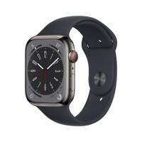 Apple Watch S8 STS 45mm Graphit (Sportband Midnight) LTE Blister