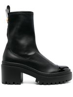 Giuseppe Zanotti bottines Vicentha 70 mm en cuir - Noir - thumbnail