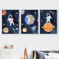 Posters - Ruimte en Astronauten / Set van 3 - thumbnail