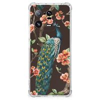 Xiaomi 13 Pro Case Anti-shock Pauw met Bloemen - thumbnail