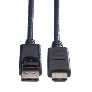 VALUE DisplayPort kabel DP - HDTV, M/M, zwart, 3 m