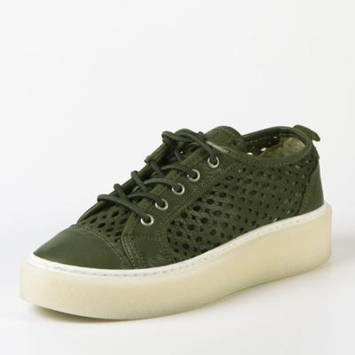 Sneaker, olijfgroen 36
