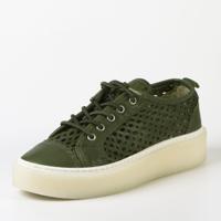 Sneaker, olijfgroen 36