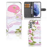 Samsung Galaxy S22 Telefoonhoesje met Pasjes Bird Standing