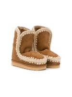 Mou Kids bottes Eskimo fourrées - Marron