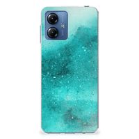 Hoesje maken Motorola Moto G14 Painting Blue