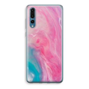 Roze explosie: Huawei P20 Pro Transparant Hoesje