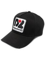 DSQUARED2 casquette à patch logo - Noir