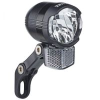 Buchel Shiny 80 led koplamp naafdynamo 80 lux aan/uit met standlicht - thumbnail