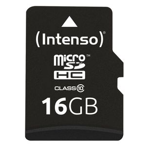 Intenso High Performance microSDHC-kaart 16 GB Class 10 Incl. SD-adapter