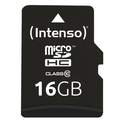 Intenso High Performance microSDHC-kaart 16 GB Class 10 Incl. SD-adapter