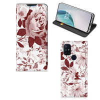 Bookcase OnePlus Nord N10 5G Watercolor Flowers - thumbnail