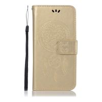 Shop4 - Nokia 4.2 Hoesje - Wallet Case Dromenvanger Uil Goud