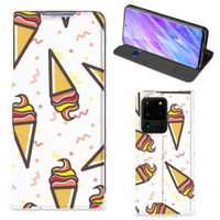 Samsung Galaxy S20 Ultra Flip Style Cover Icecream - thumbnail