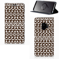 Samsung Galaxy S9 Hoesje met Magneet Aztec Brown