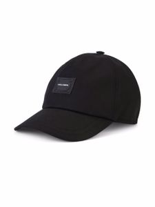 Dolce & Gabbana Kids casquette à patch logo - Noir