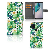 OnePlus Nord N10 Hoesje Orchidee Groen - thumbnail