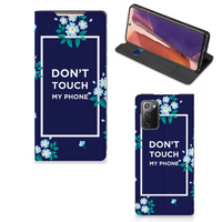 Samsung Galaxy Note20 Design Case Flowers Blue DTMP - thumbnail