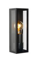 Lucide DUKAN - Wandlamp Binnen/Buiten - 1xE27 - IP65 - Zwart