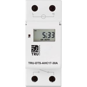 TRU COMPONENTS TRU-DTS-AHC17-30A Schakelklok voor DIN-rails Voedingsspanning (num): 230 V/AC 1x wisselcontact 30 A 250 V/AC Weekprogramma