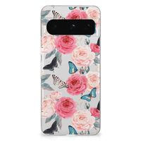 Google Pixel 8 Pro TPU Case Butterfly Roses - thumbnail