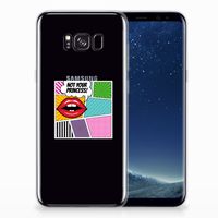 Samsung Galaxy S8 Plus Silicone Back Cover Popart Princess - thumbnail