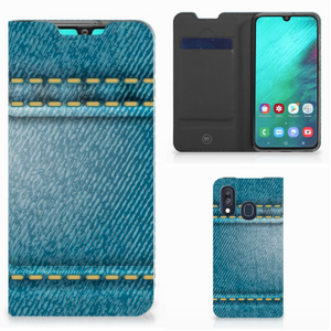 Samsung Galaxy A40 Hippe Standcase Jeans