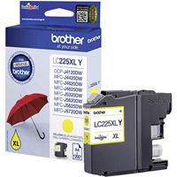 BROTHER LC225XLY Originele inktcartridge (geel) (voor BROTHER DCP-J4120DW, MFC-J4420DW, MFC-J4620DW, MFC-J4625DW, MFC-J5320DW, MFC-J5620DW, MFC-J5625DW, MFC-J5720DW),Standaard