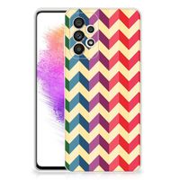 Samsung Galaxy A73 5G TPU bumper Zigzag Multi Color