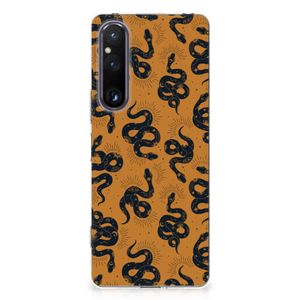 TPU Hoesje voor Sony Xperia 1 V Snakes